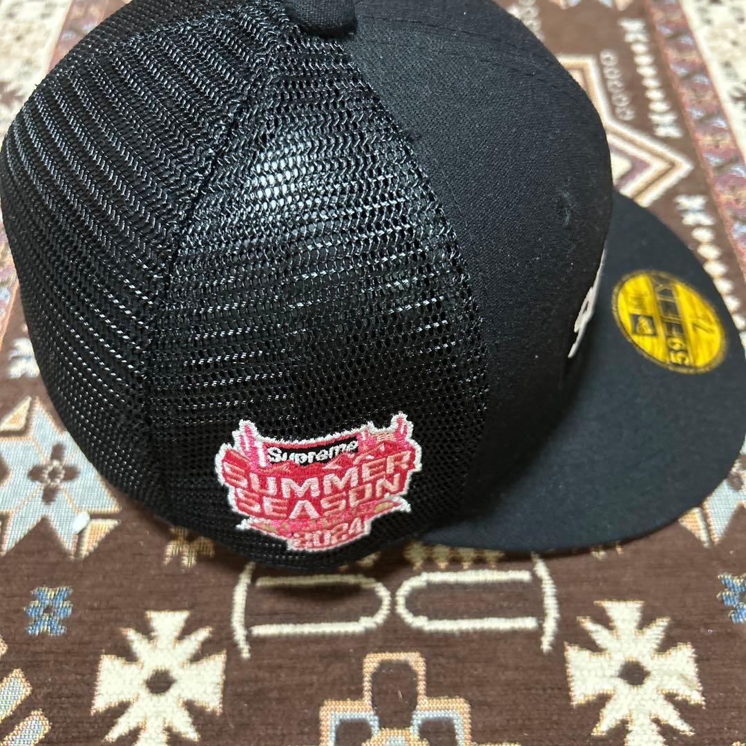 応援グッズ supreme BoxLogo Mesh Back NewEra