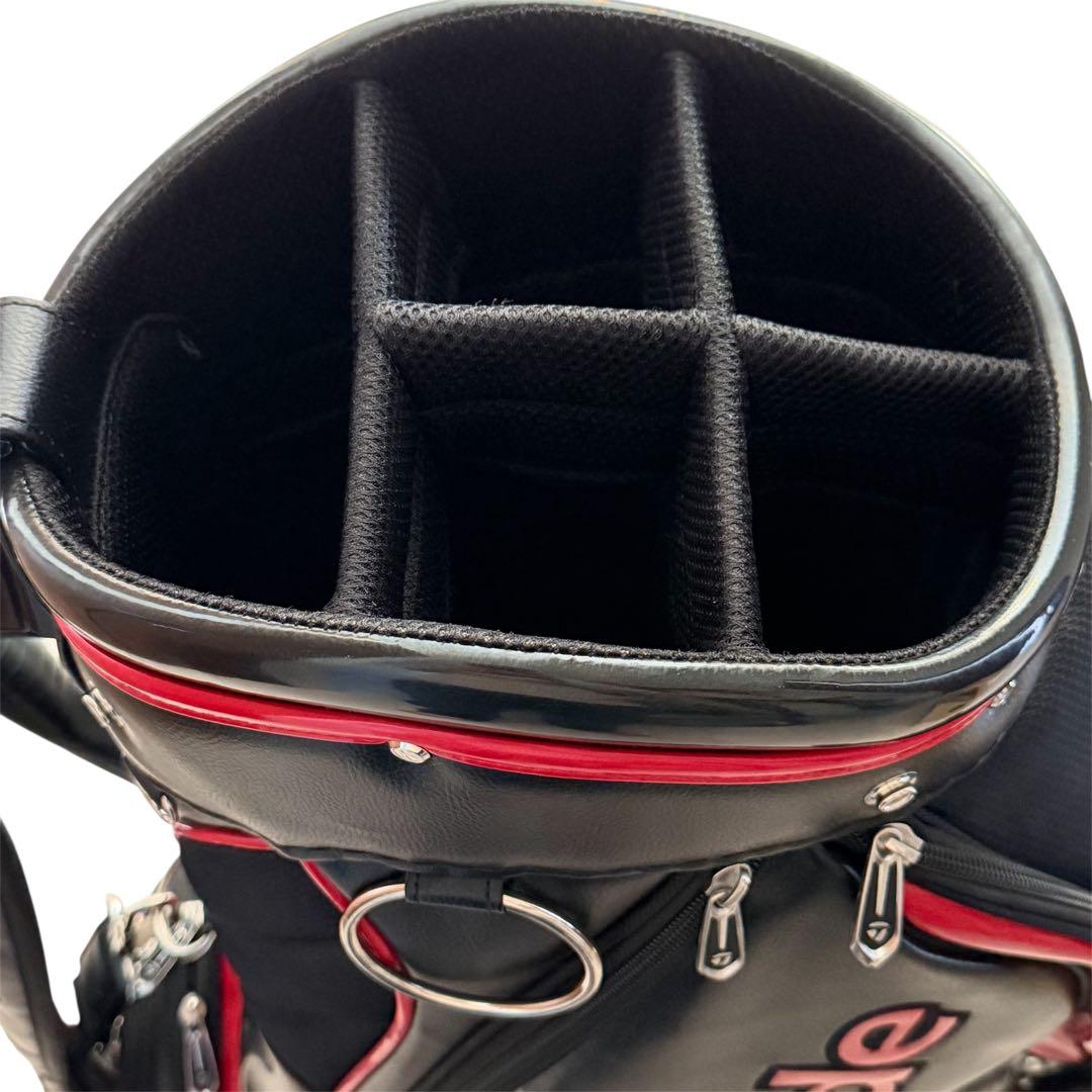 TaylorMade キャディバッグ SY202 ブラック レッドテーラーメイド