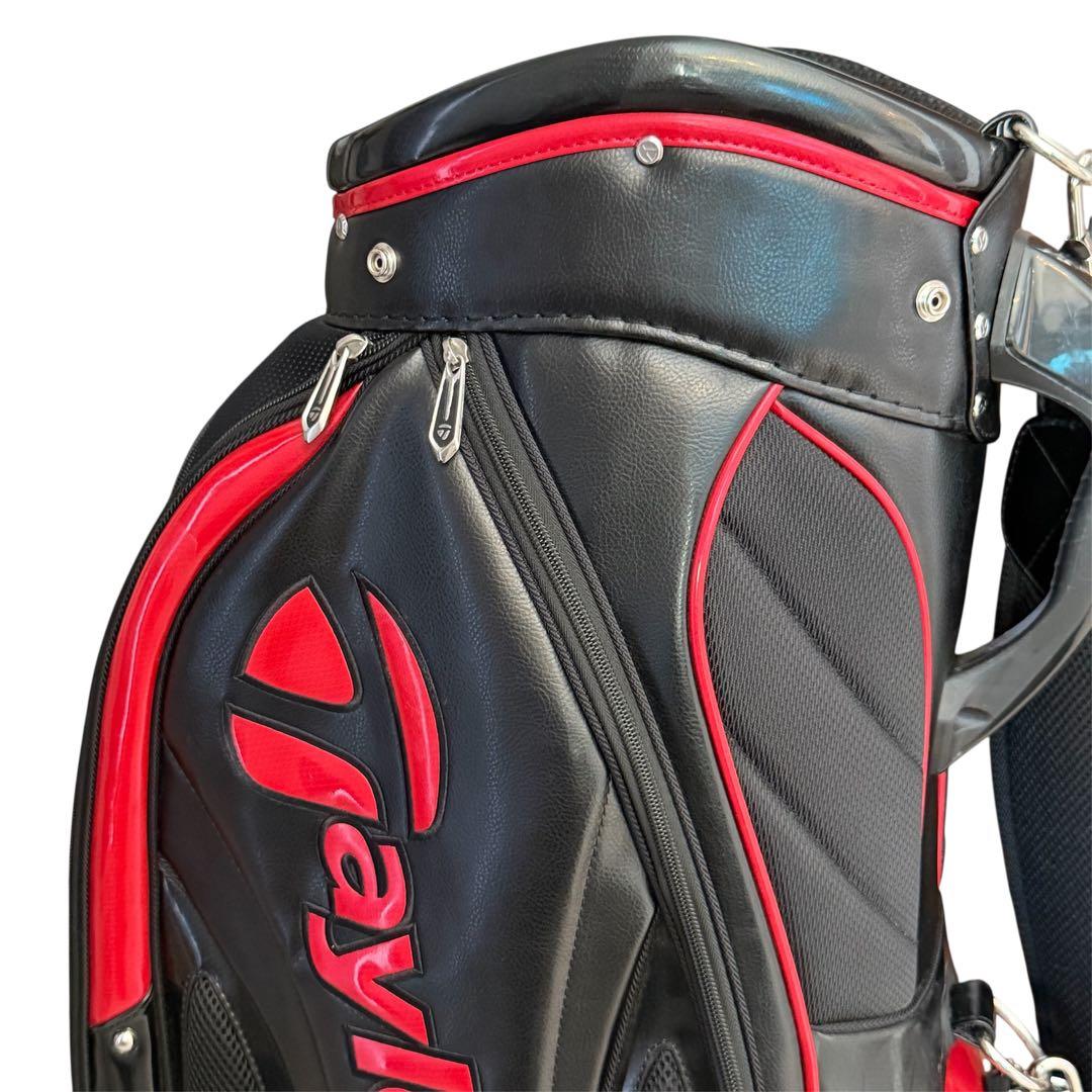 TaylorMade キャディバッグ SY202 ブラック レッドテーラーメイド
