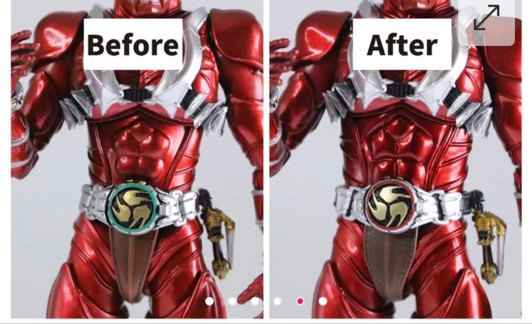 s.h.figuarts 仮面ライダー響鬼用　10th 腰パーツ