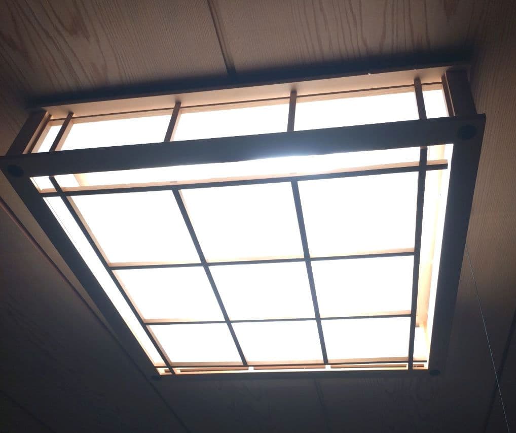 和室用　木製照明器具