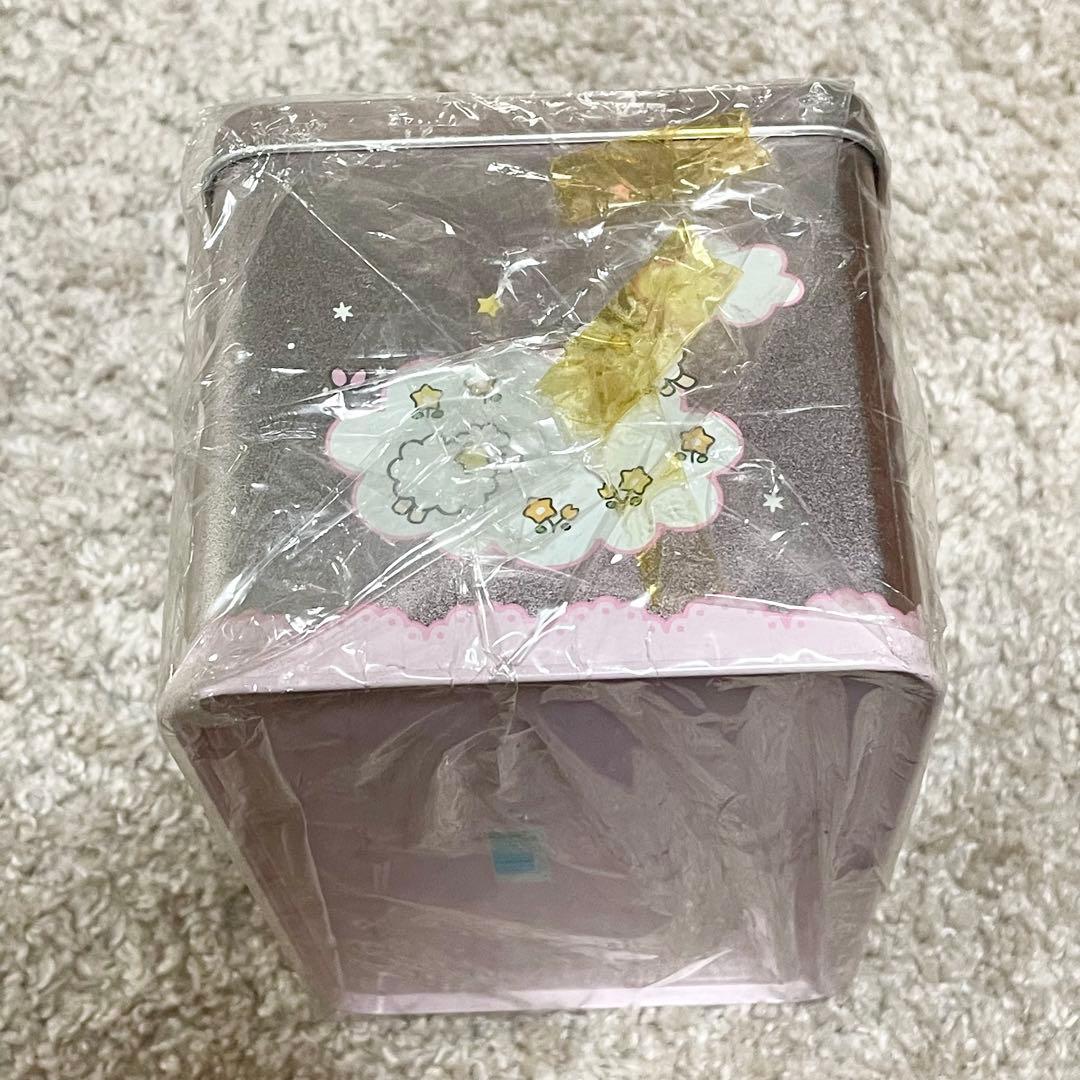 【未開封】リトルツインスターズ　キキララ　トランク型 取っ手付き缶　ケース　缶
