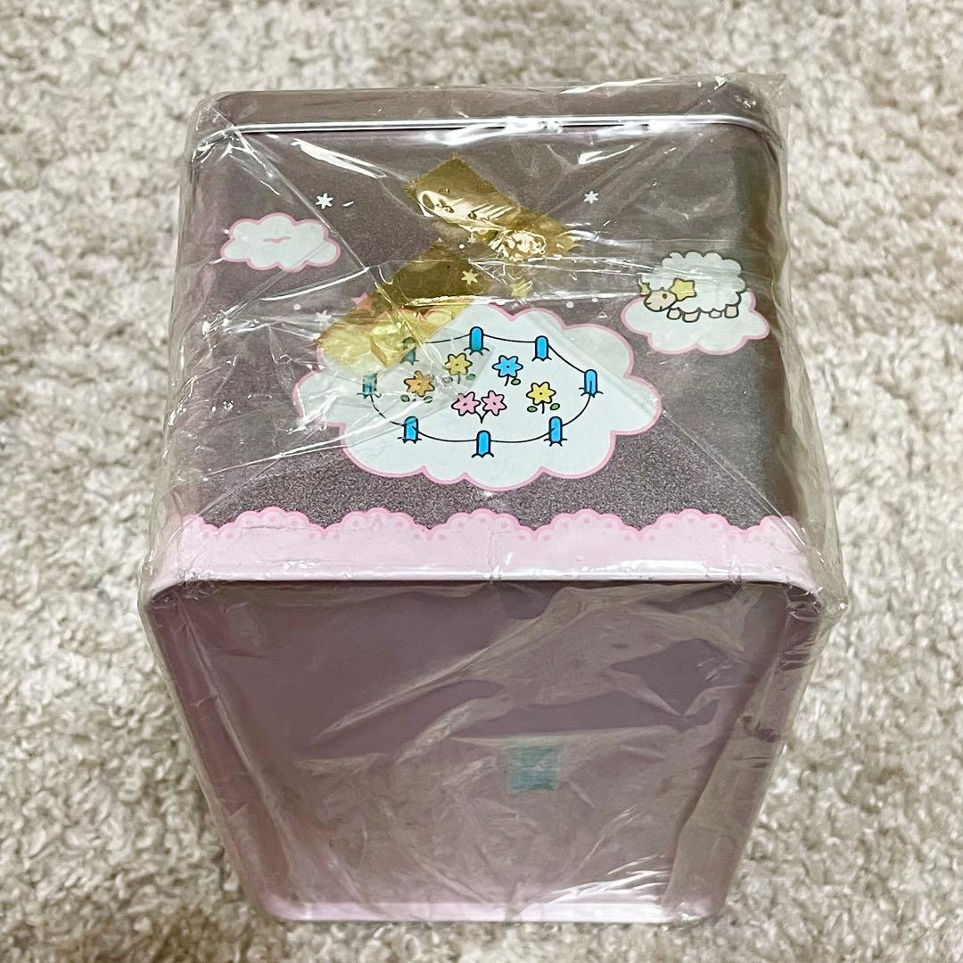 【未開封】リトルツインスターズ　キキララ　トランク型 取っ手付き缶　ケース　缶
