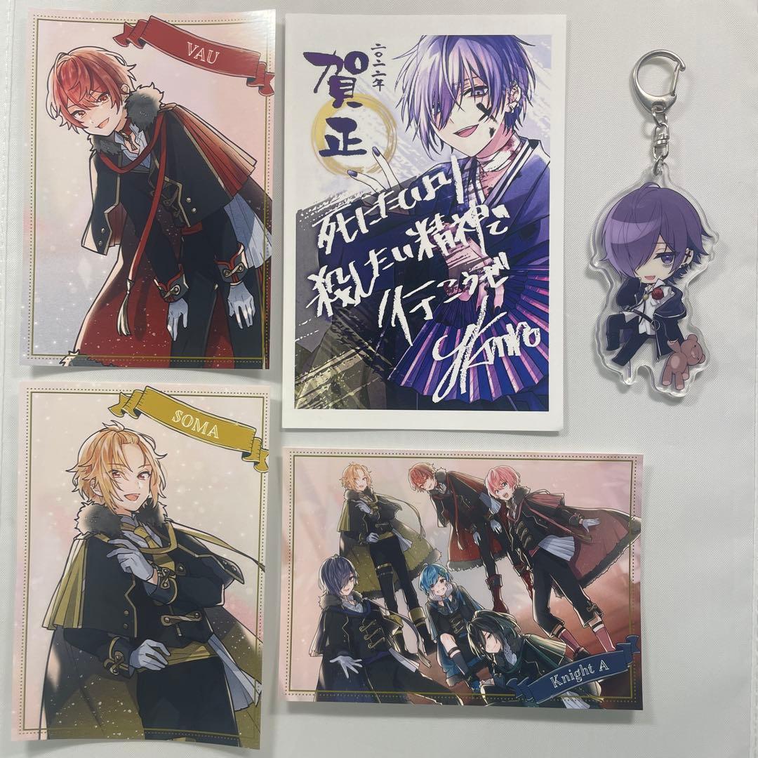 騎士X -KnightX-グッズ　KnightA -騎士A- ブロマイド　うちわ