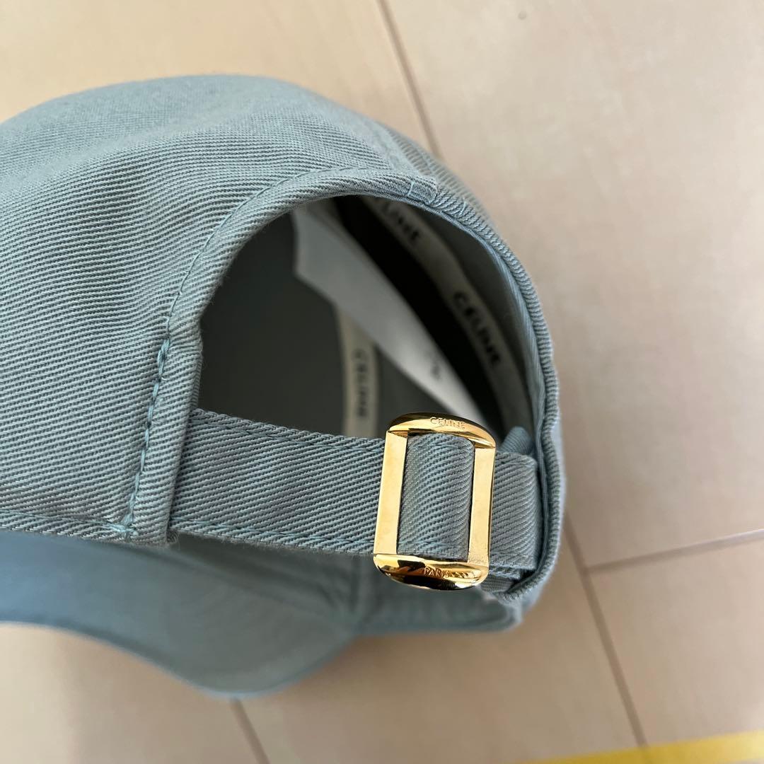 値下げ！CELINE ロゴ入りキャップ　正規品