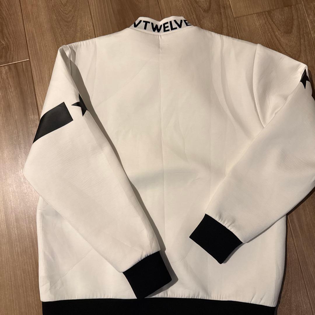 VTWELVE ホワイト ハイネックシャツ XL