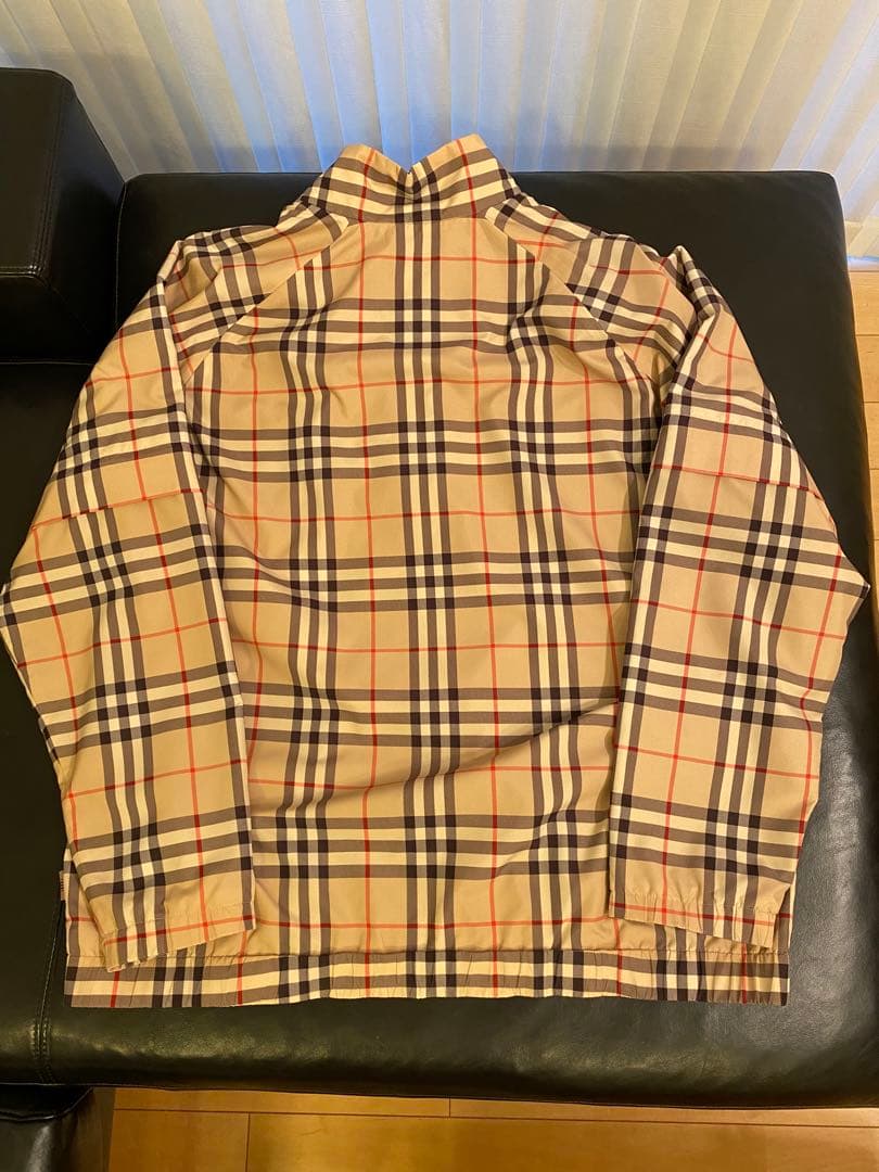 Burberry ゴルフチェック柄 ハーフジップジャケット