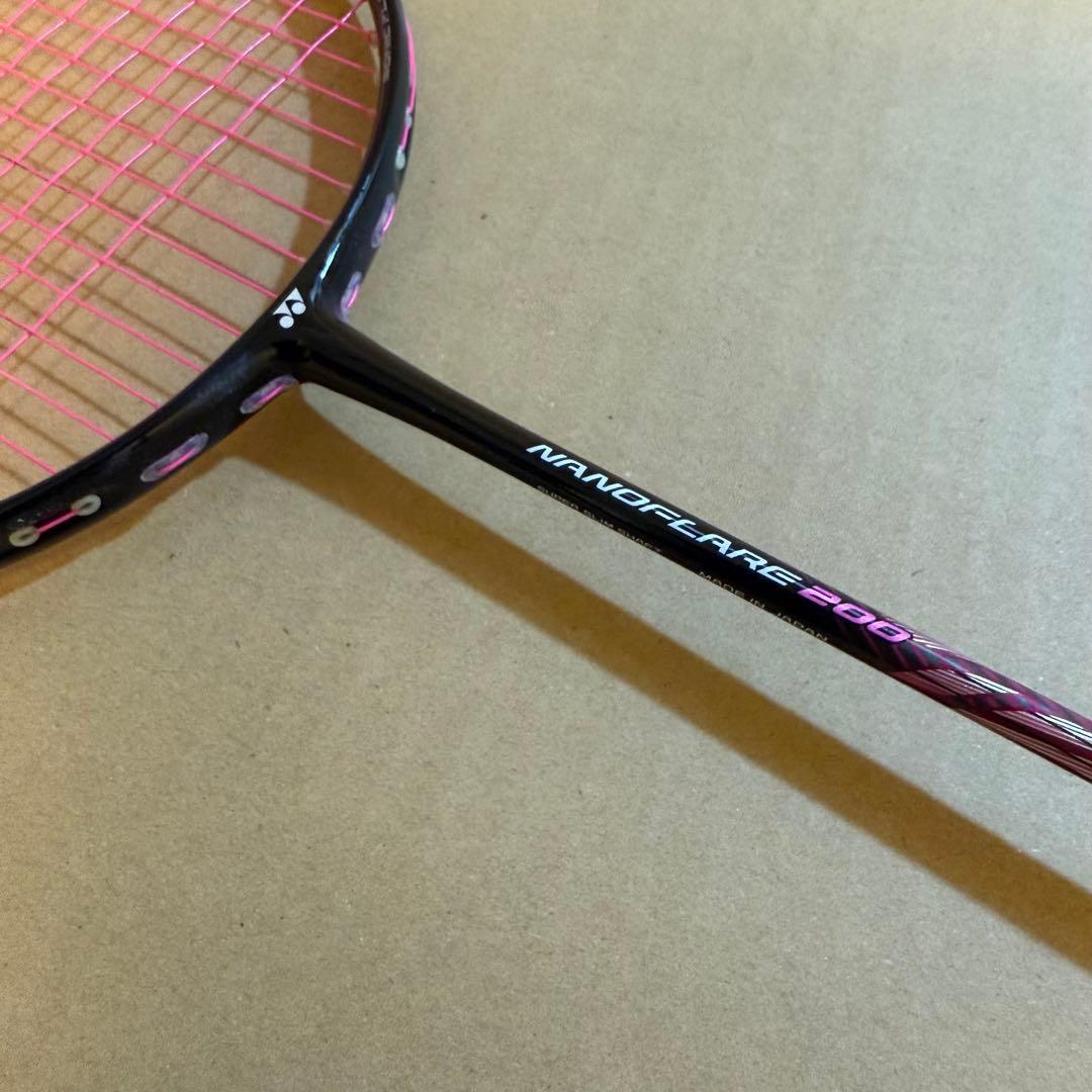 YONEX ナノフレア 200 + トレラケTR0 バドミントンラケット