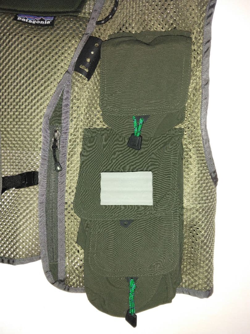 patagonia フィッシングベスト オリーブグリーン新品