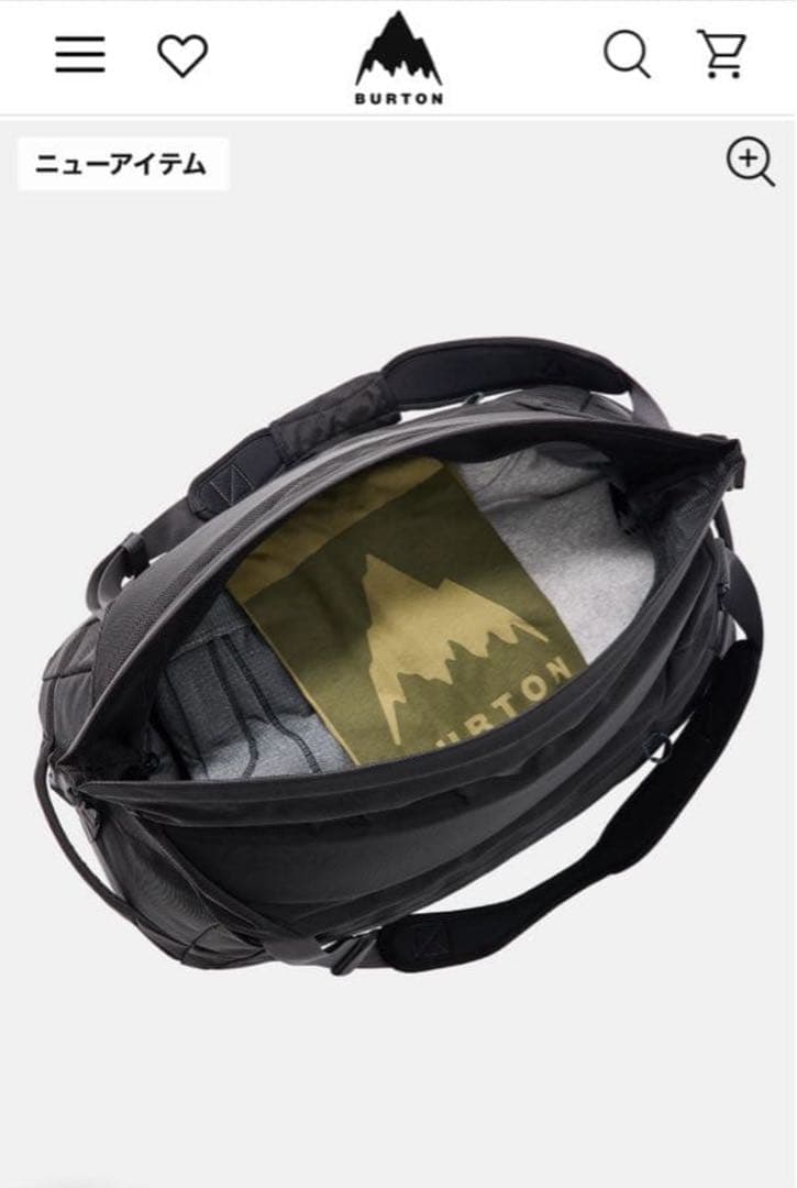 BURTON 大容量 ブラックバックパック