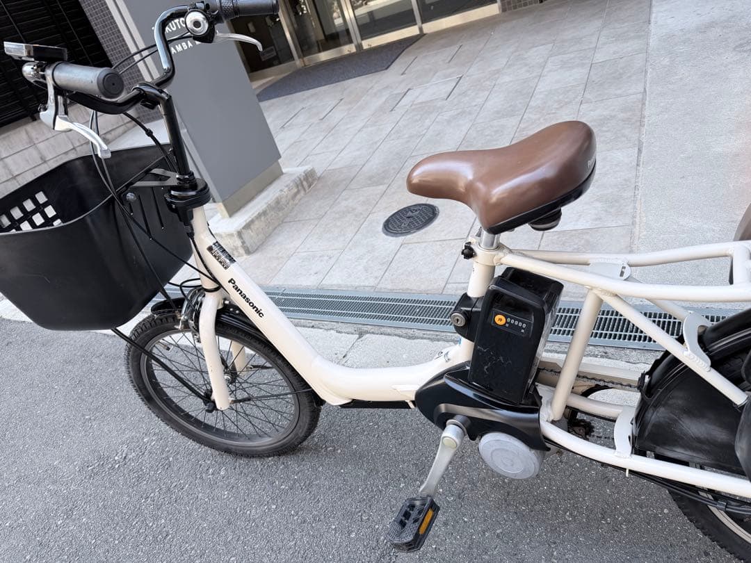 子供乗せ　Panasonic 電動アシスト自転車 チャイルドシート付き