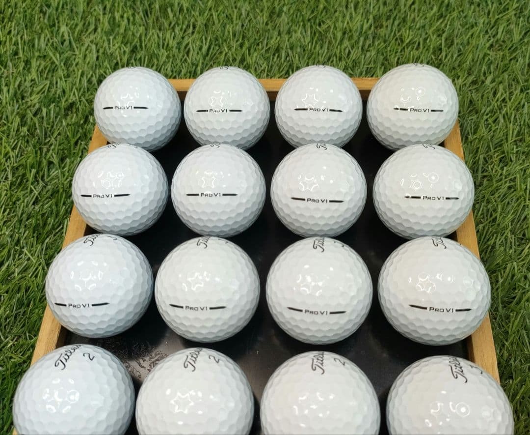 最新タイトリストPROV1　2025年モデル優良ロストボール20個。