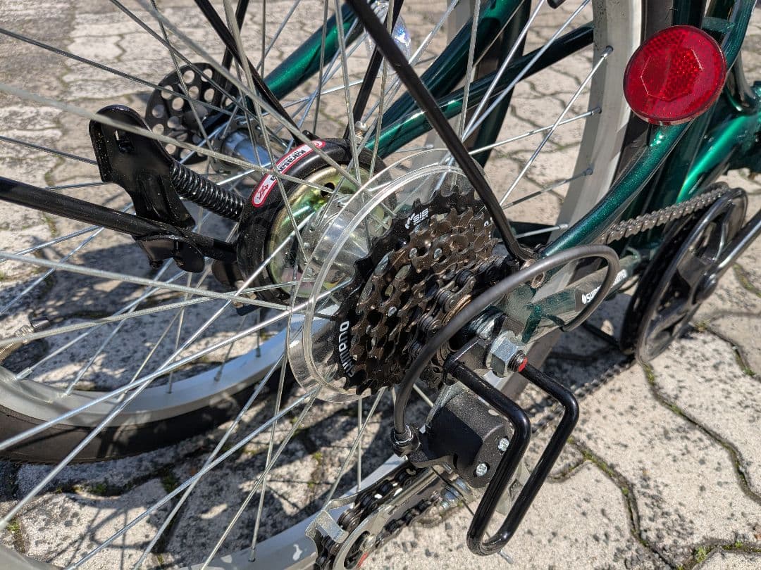 折りたたみ自転車 グリーン 20インチ