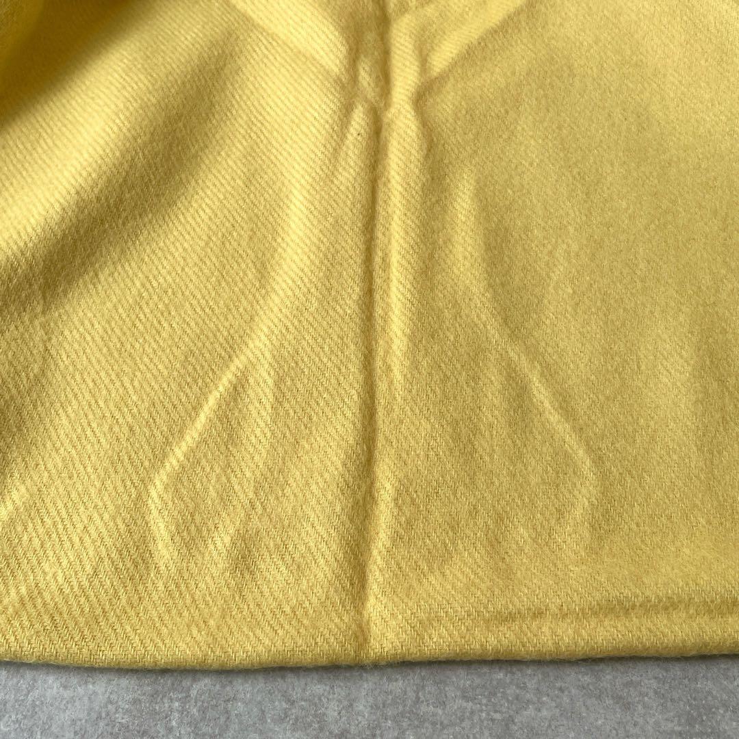 50s St.Marys ウールブランケット 黄色 イエロー ヴィンテージ
