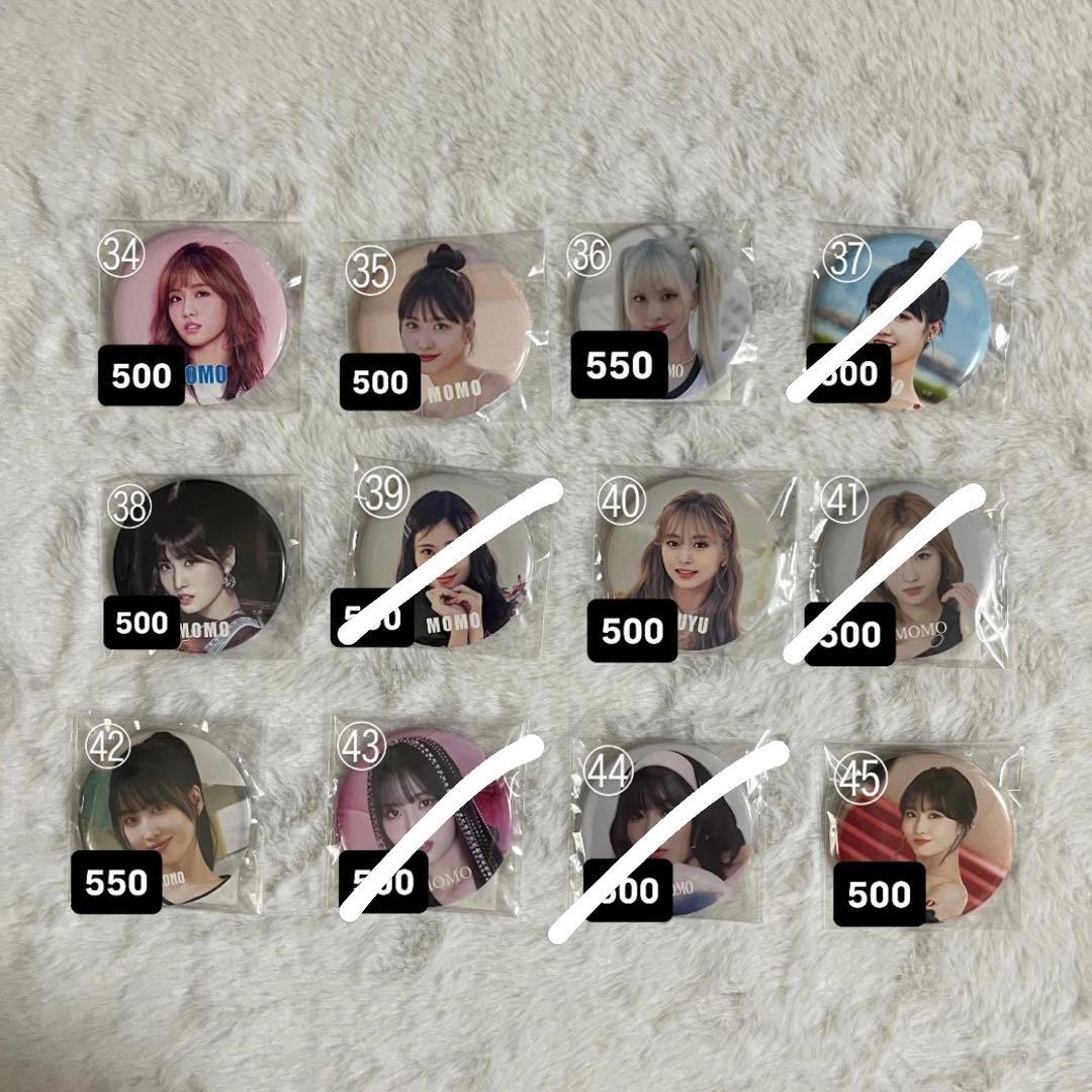 TWICE MOMO 缶バッジ (46個）