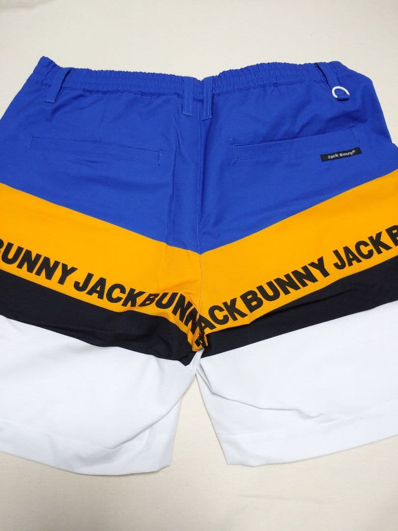 ブルー Mサイズ4 ジャックバニー ショートパンツ メンズ ゴルフウェア
