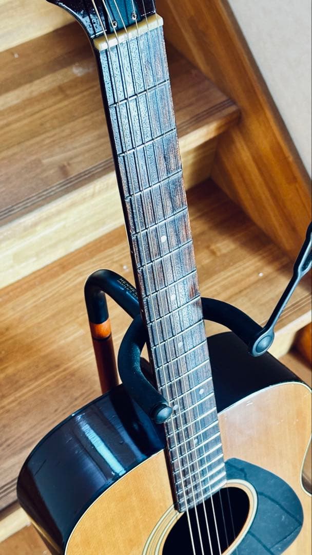 ◾️1975年ヤマハFG-120F 希少の黒ラベル 50年前のジャパンヴィンテージ