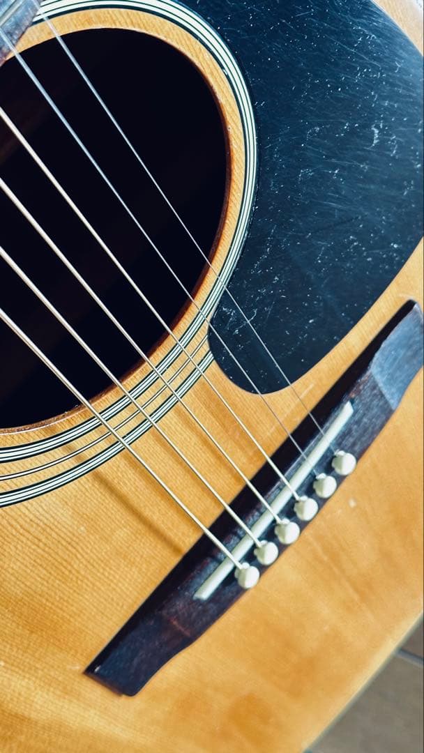 ◾️1975年ヤマハFG-120F 希少の黒ラベル 50年前のジャパンヴィンテージ