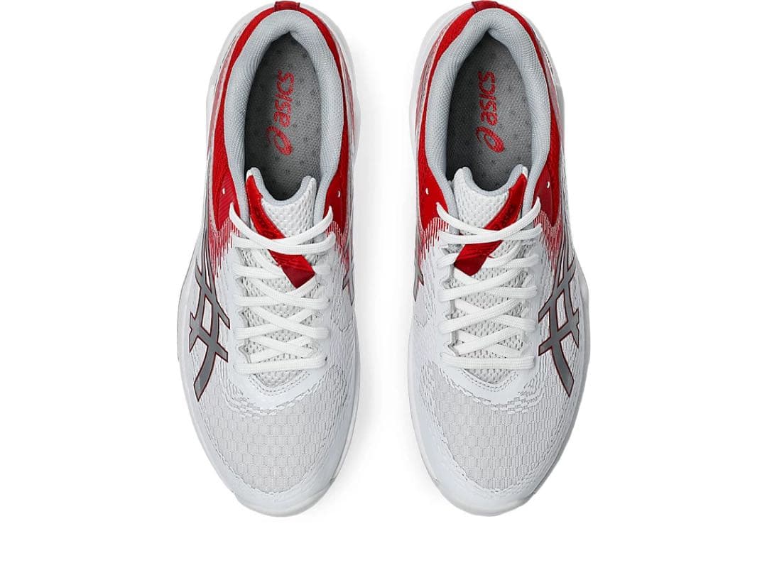 新品タグ付き ASICS V-SWIFT FF 4 ホワイト/レッド 26cm