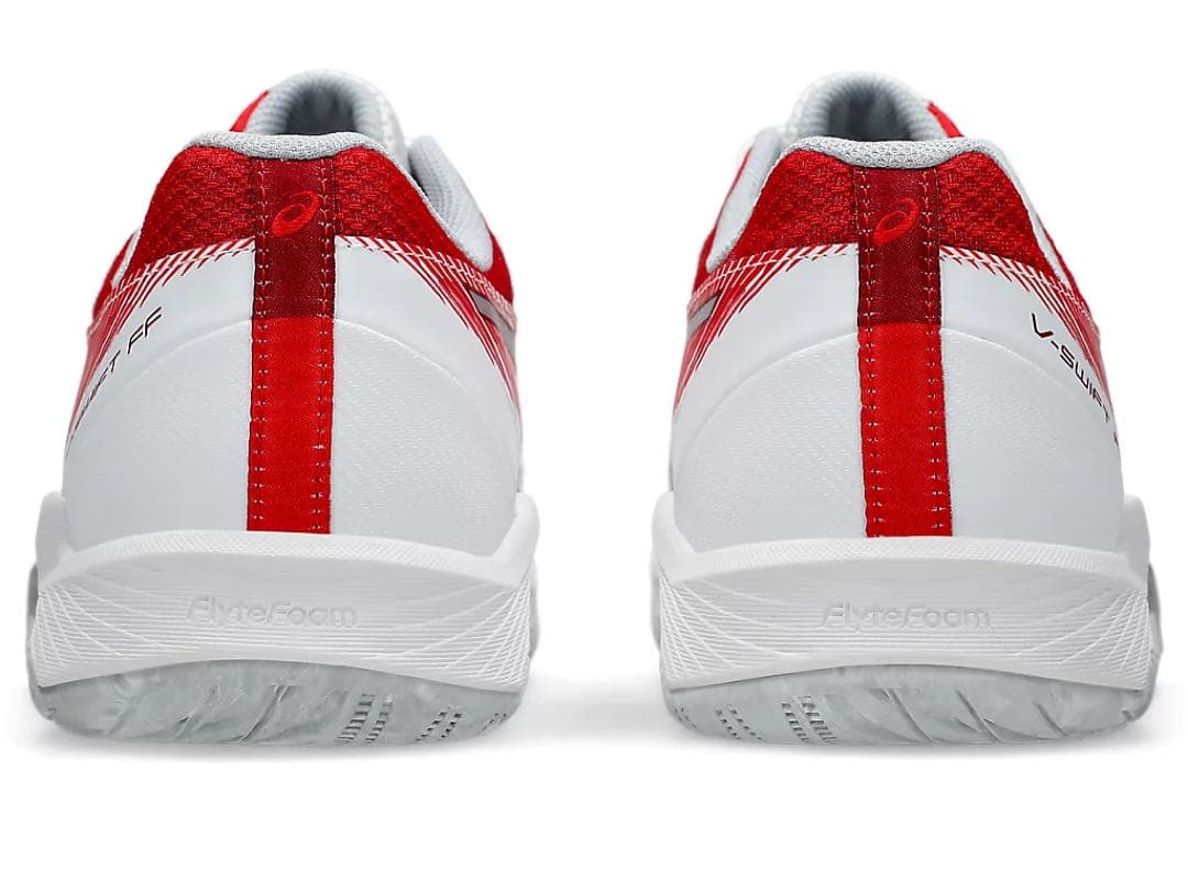 新品タグ付き ASICS V-SWIFT FF 4 ホワイト/レッド 26cm