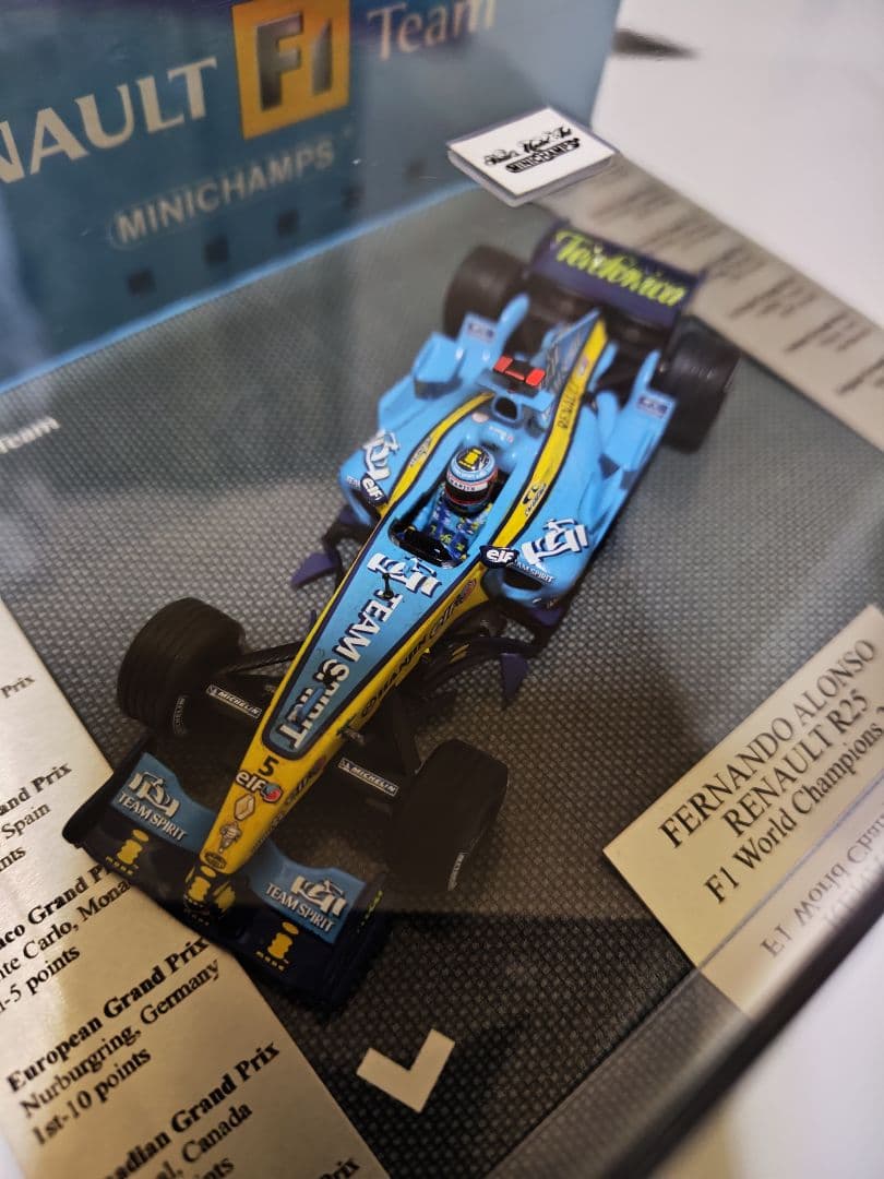 フェルナンド・アロンソ　1/43 ルノーＲ25