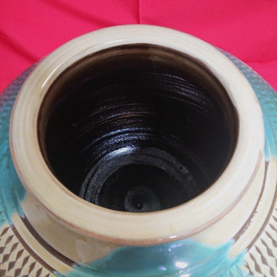 小石原焼 マルワ窯 太田和孝 花器 特大