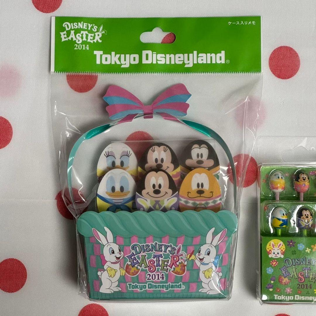 東京ディズニーランド イースター 2014 メモ ランチピック ２点セット