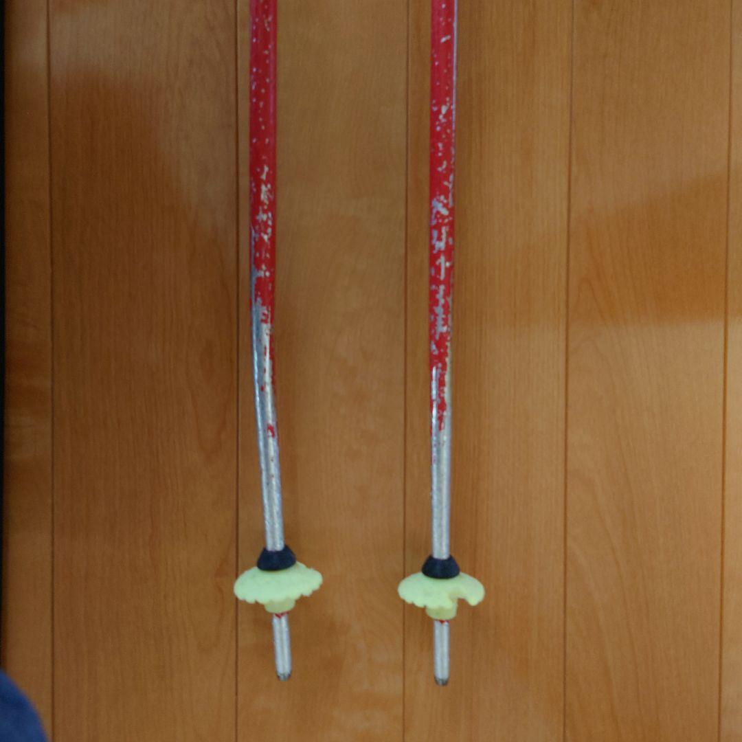 ☆LEKI ☆アルペンスキー用ストック☆95cmパンチカード付き