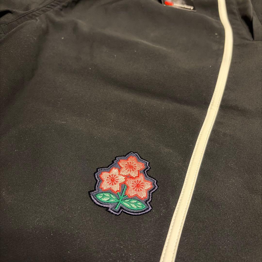 canterbury製 ラグビー 日本代表 ウォームアップパンツ ロング 黒