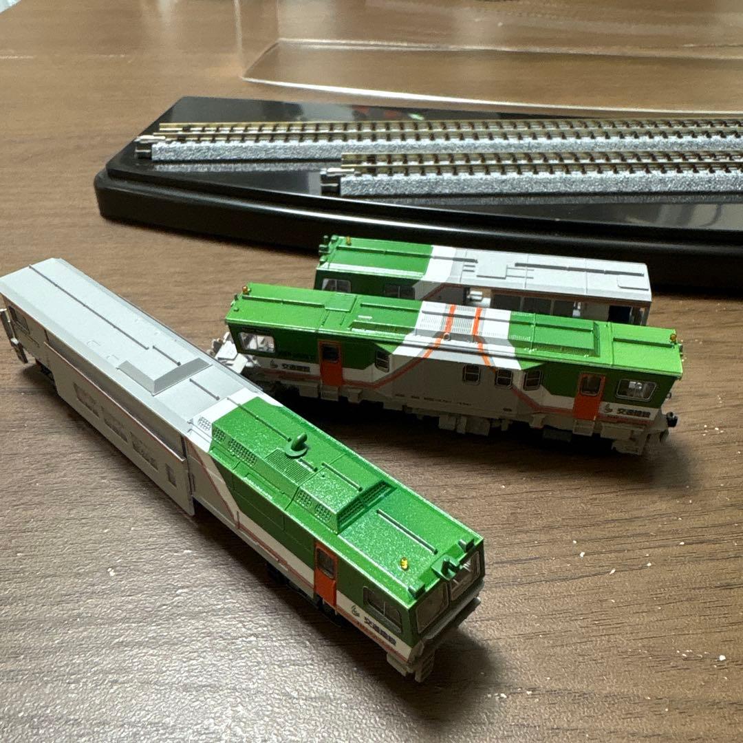 鉄道模型 非売品　作業用車両　緑とグレー