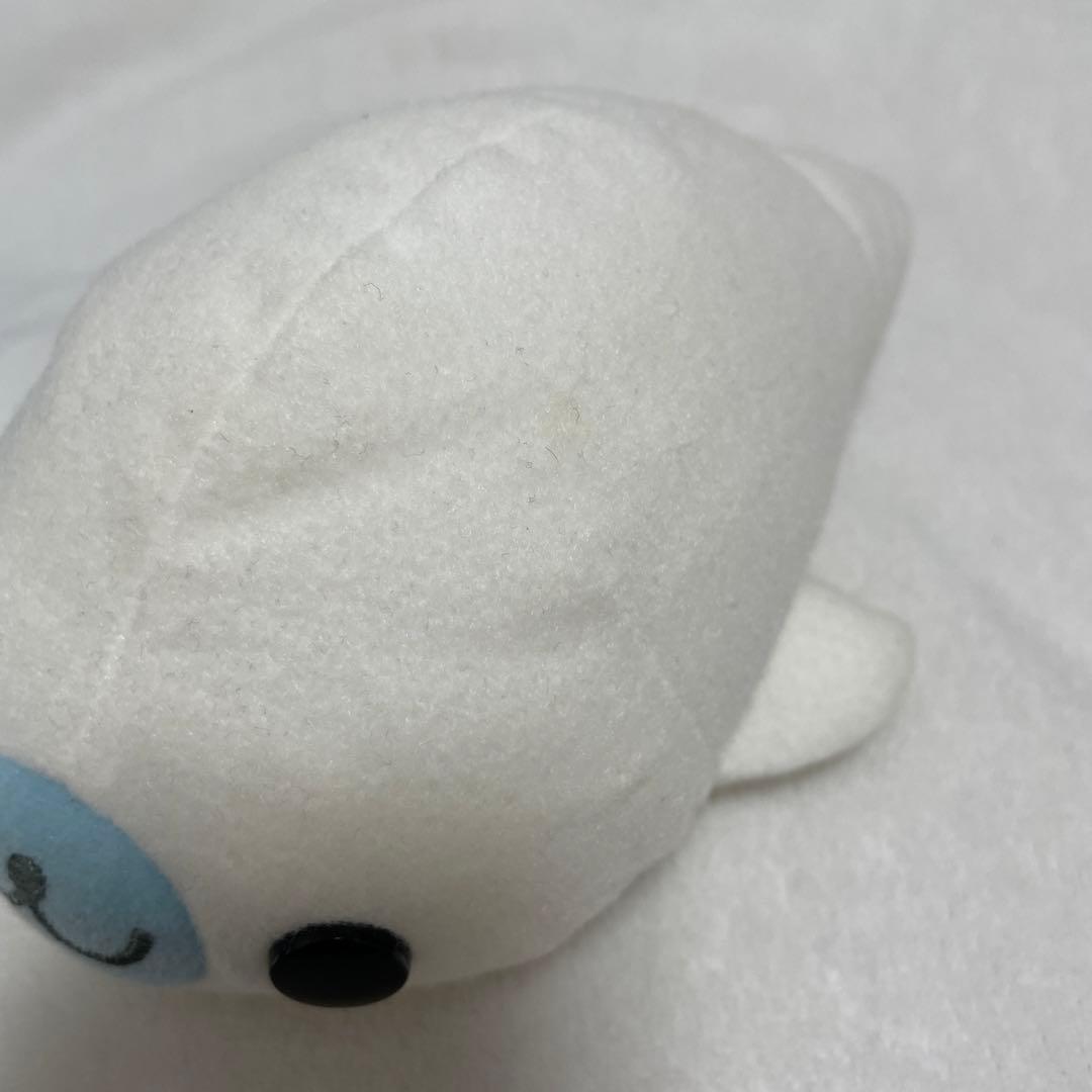 まめゴマ　おでかけぬいぐるみ　しろゴマ