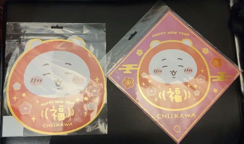 CHIIKAWA 香港 春聯 新年祝いデザイン ちいかわ