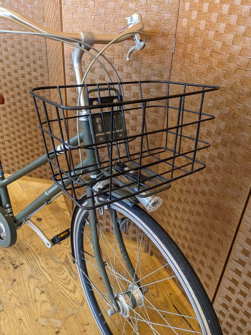 U068 自転車　ブリヂストン　グリーンレーベル　LEDオート