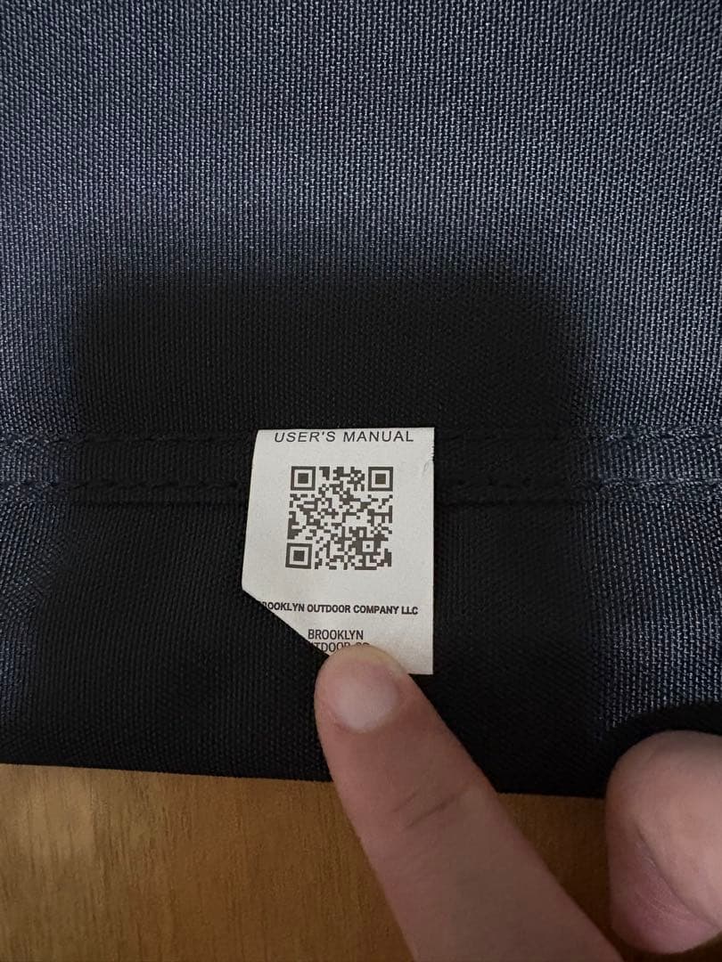 ステッカー付き BOC　Folding Hexa Table　折り畳み型テーブル