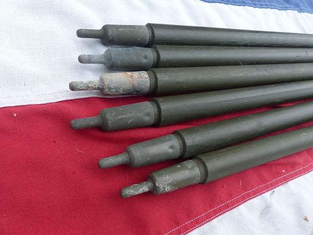 1945” 米軍実物 WWII　テントポール　6本セット 軍幕 247