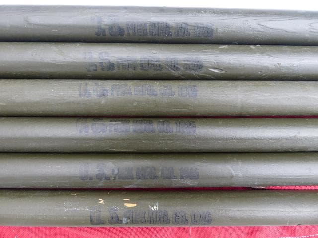 1945” 米軍実物 WWII　テントポール　6本セット 軍幕 247