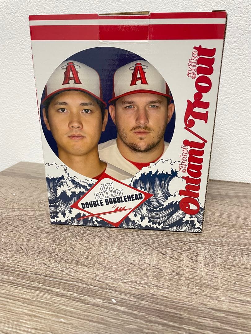大谷翔平・マイク・トラウト ダブルボブルヘッド