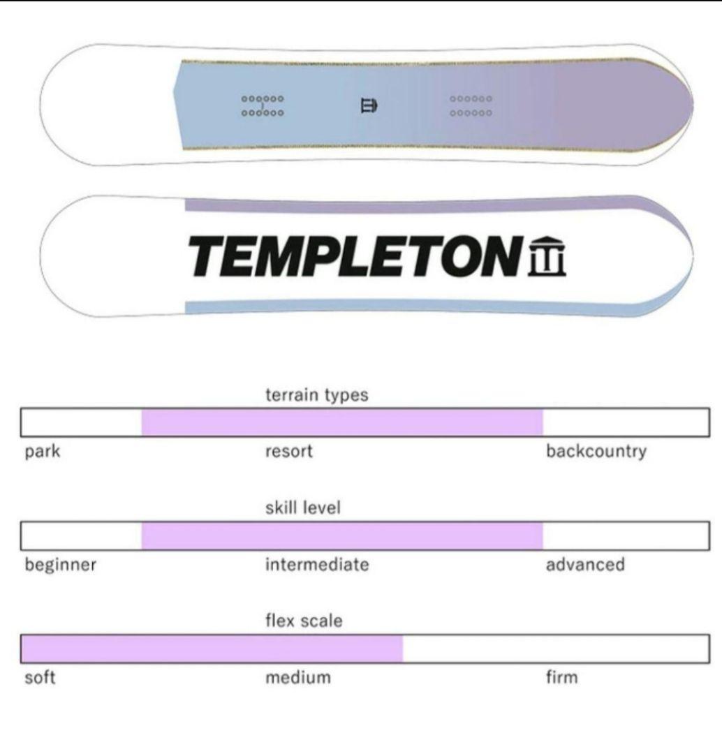 スノーボード TEMPLETON STARDUST 153cm 23-24