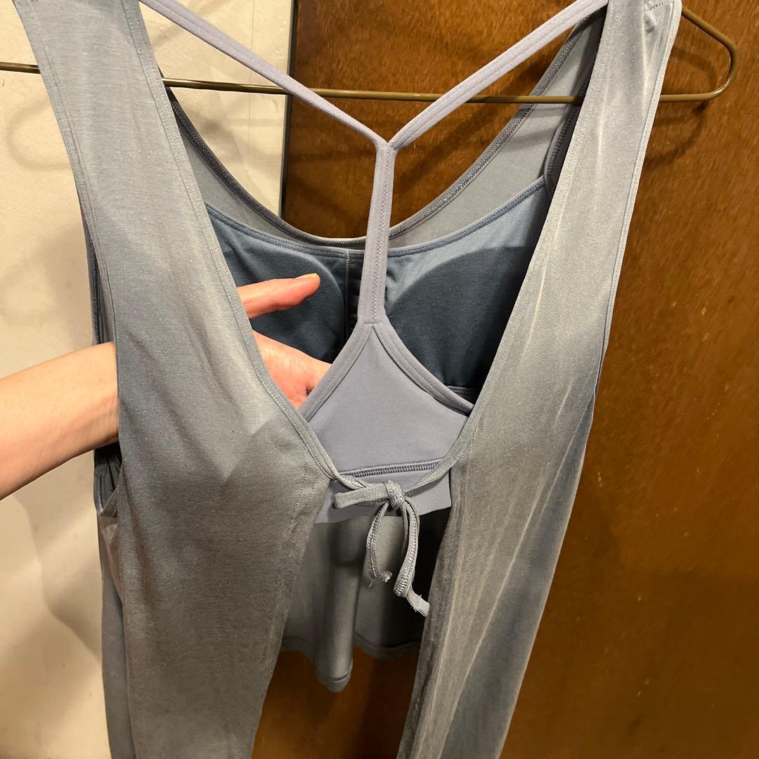 Lululemon ヨガウェアセット ライトグレー
