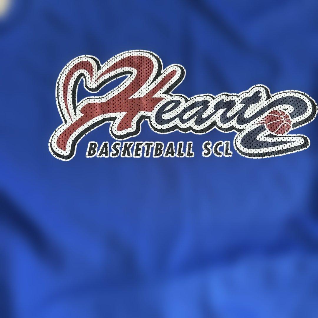 ハーツ　バスケットHeart Basketball ユニフォーム 青