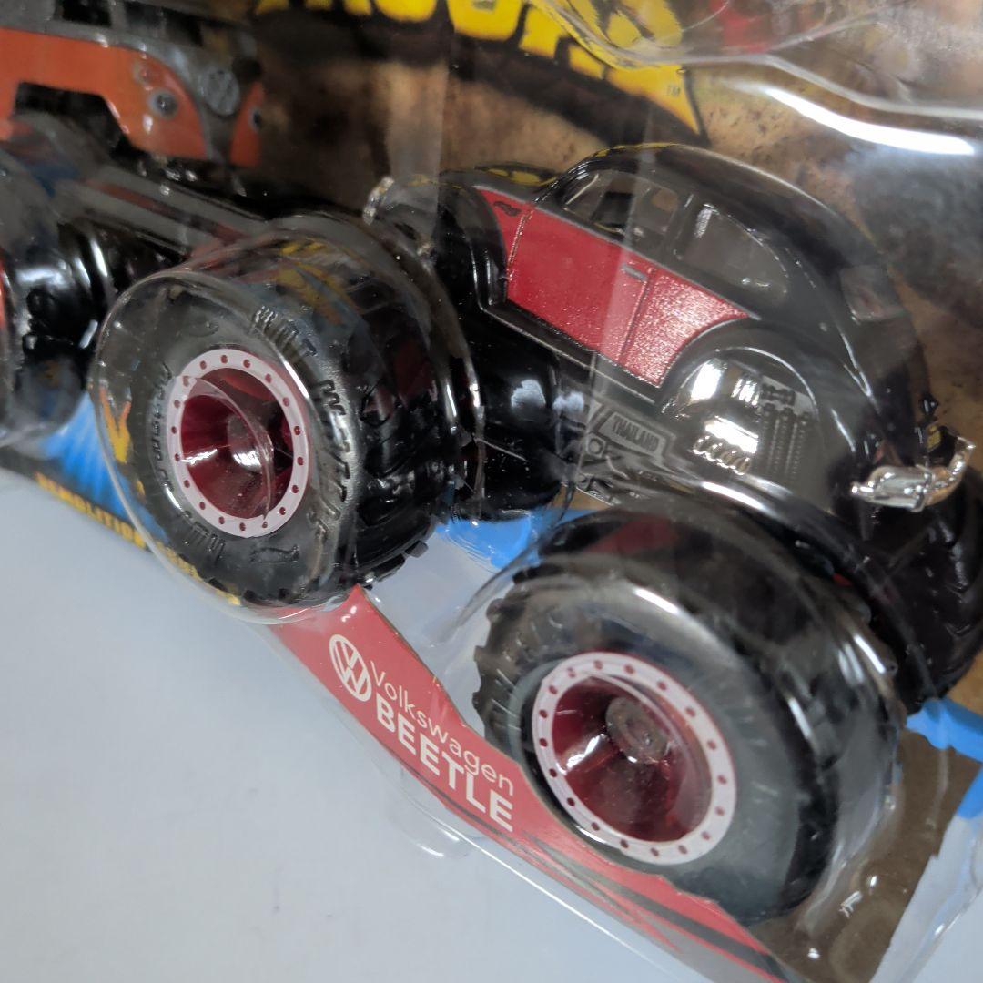 希少★ホットウィール★フォルクスワーゲン　ドラッグバス　ビートル　モンスタートラ