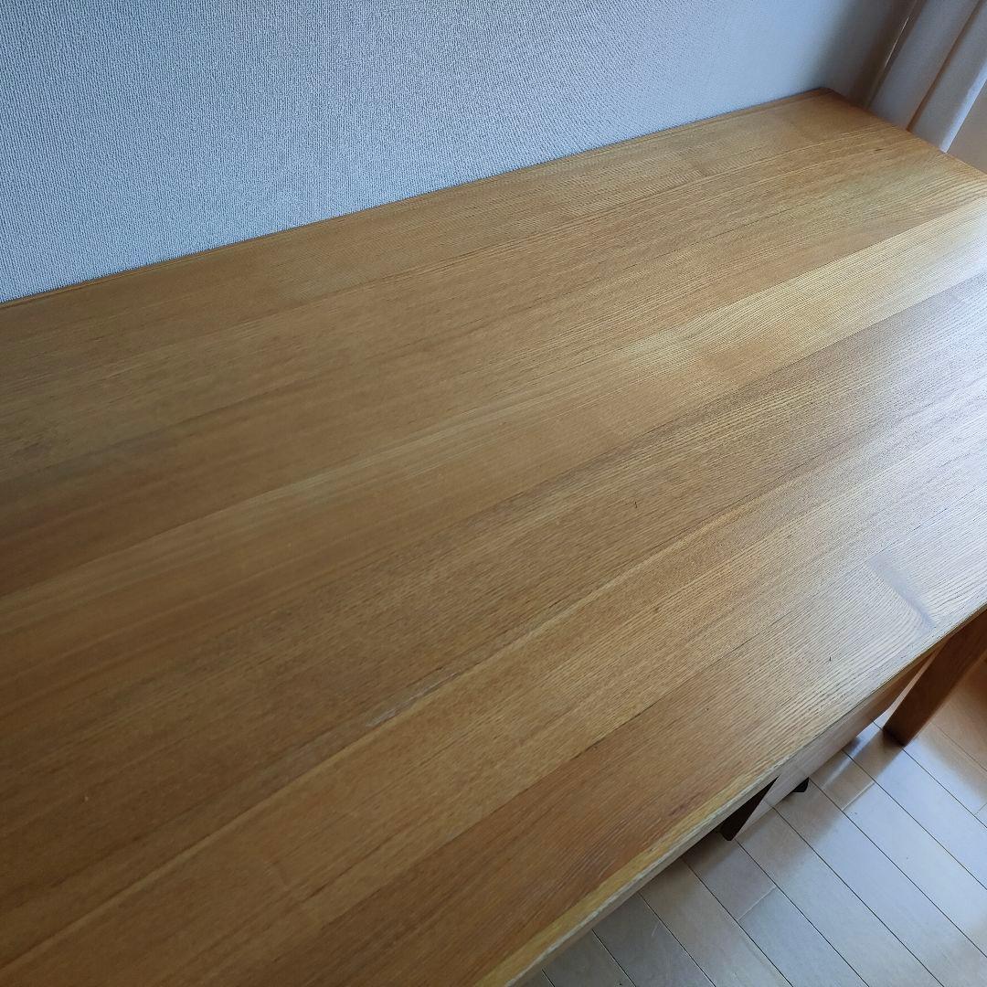 ●引取専用●無印良品タモ材デスク•引出付（タモ材）