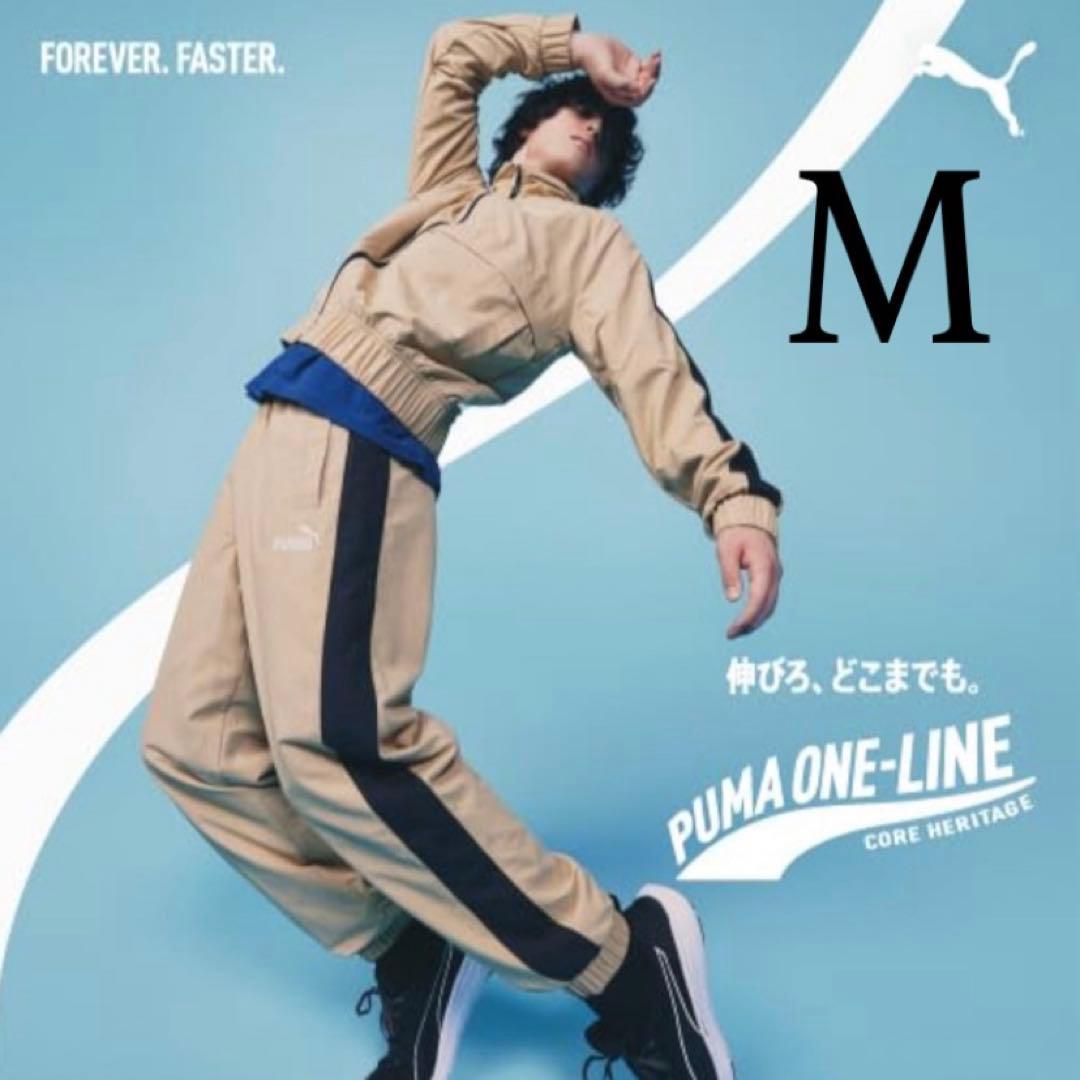 PUMA セットアップ トリコット ウインド 上下セット ウーブン ジャージ M