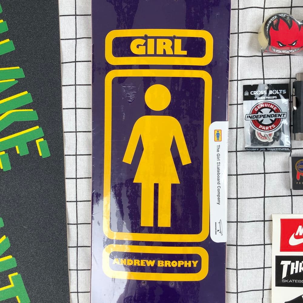 GIRL スケートボード デッキ 8.0 インチ コンプリートセット