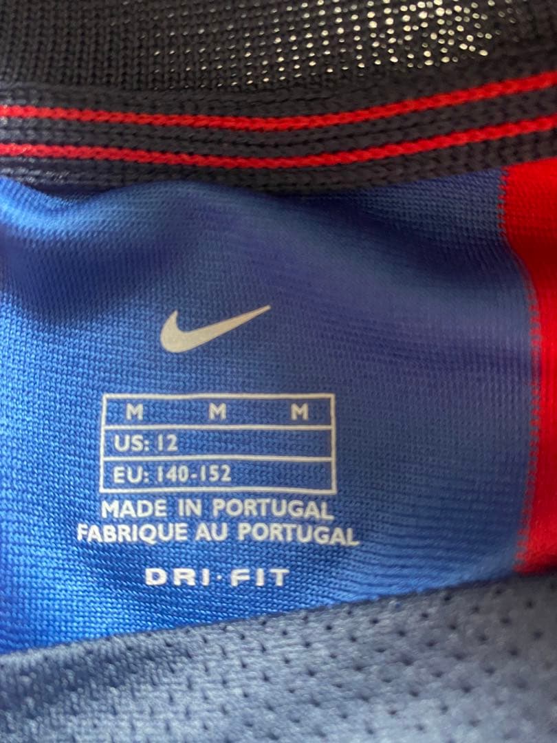 NIKE バルセロナユニフォーム　キッズ　襟付き　ヴィンテージ