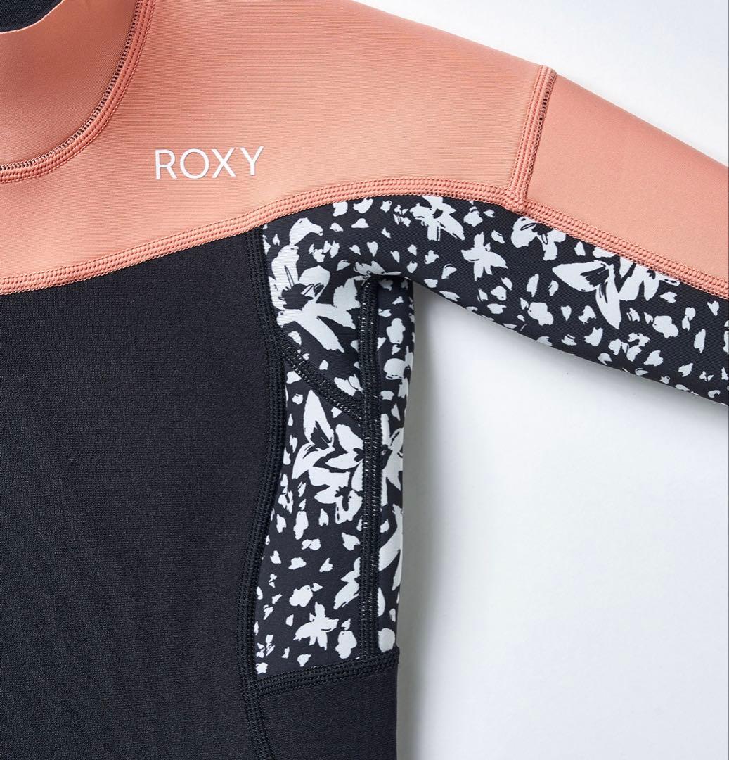 ROXY ロキシー ウェットスーツ キッズ スプリング　　　 ピンク/黒 美品