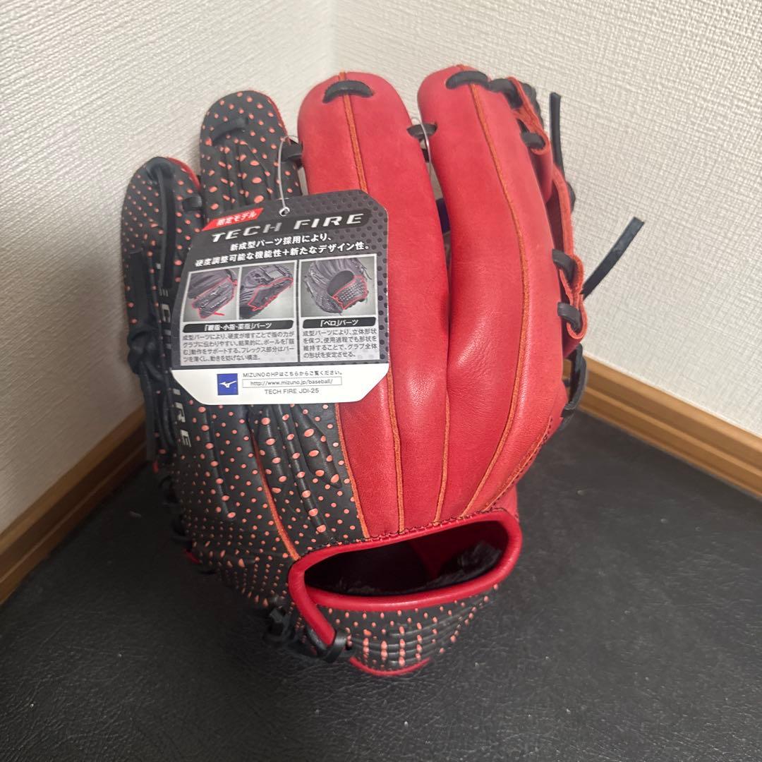 ミズノ グロ－ブ テックファイア 軟式用 mizuno techfire 限定