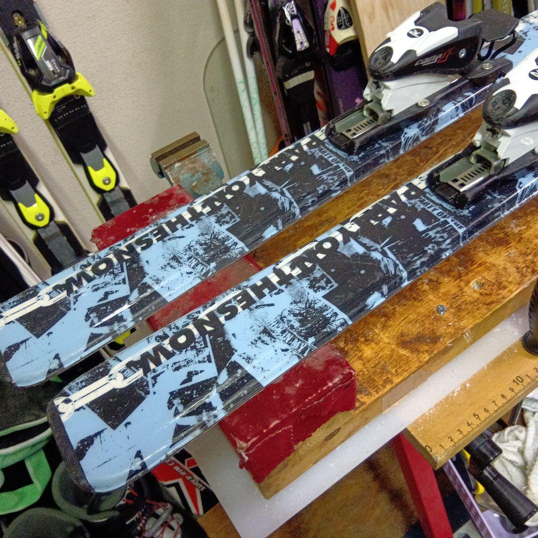 メンテナス済 140cmジュニア 靴25cm ストック付