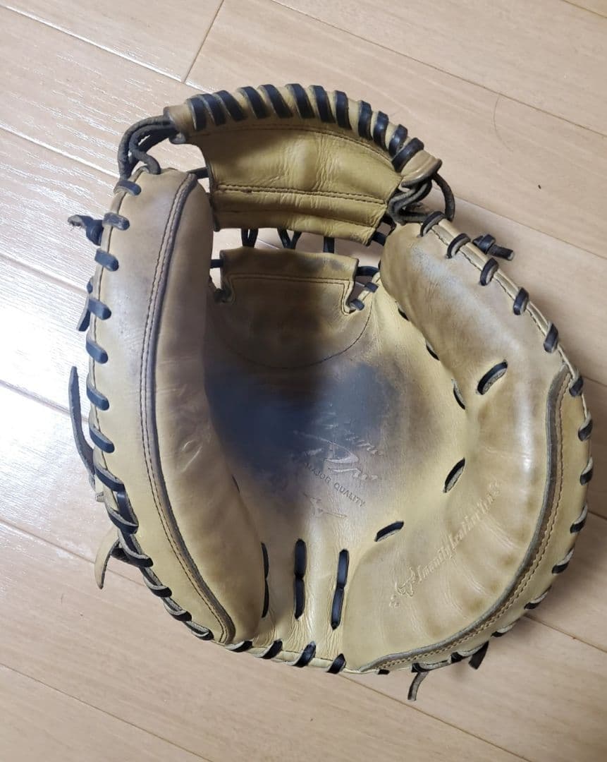 【中古】ミズノプロ 硬式 號 SAKEBI キャッチャーミット(B-D型)