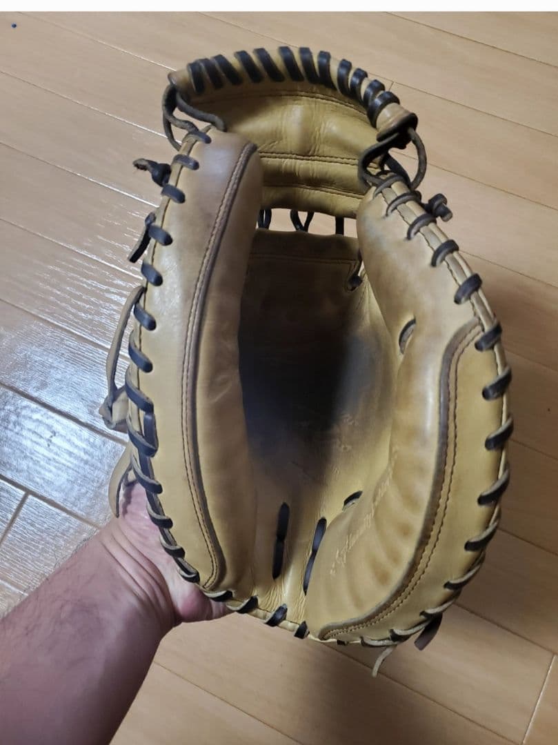 【中古】ミズノプロ 硬式 號 SAKEBI キャッチャーミット(B-D型)